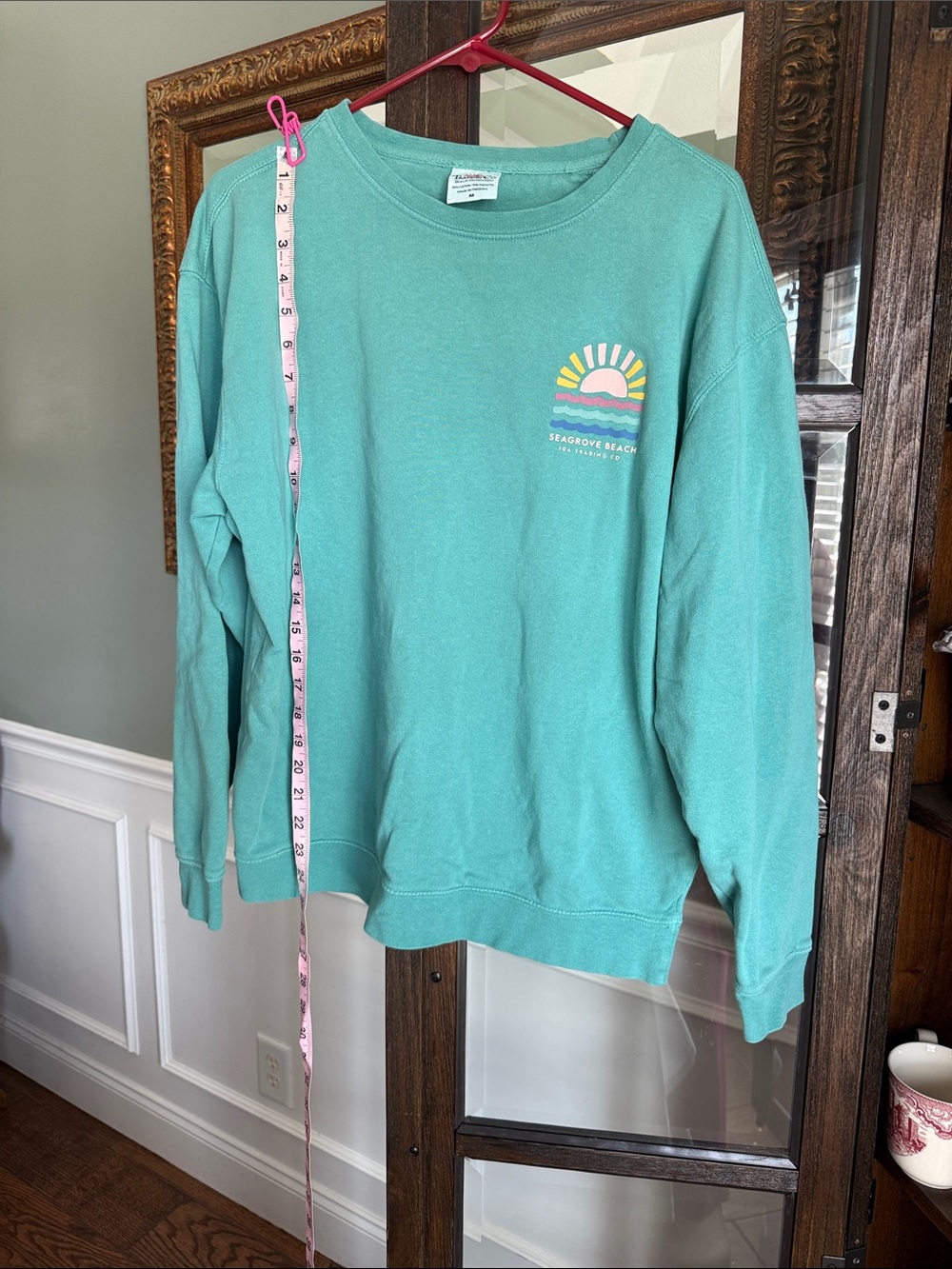 Women’s Teal Crewneck Sweatshirt Size M